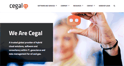 Desktop Screenshot of cegal.com
